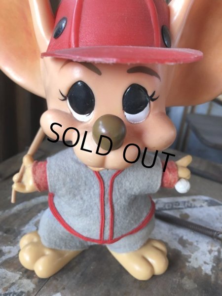 画像7: 70s Vintage Mouse Coin Bank Baseball Player (C311) (7)
