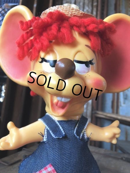 画像8: 70s Vintage Mouse Coin Bank Hillbilly Boy (C308) (8)