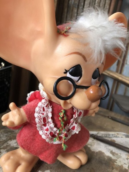 画像6: 70s Vintage Mouse Coin Bank Christmas C (C296) (6)