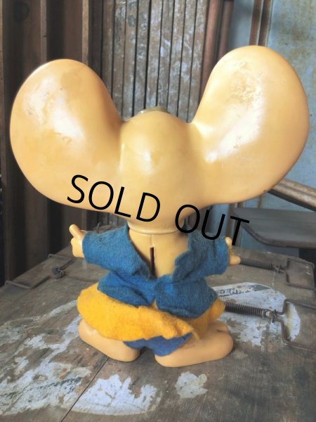 画像4: 70s Vintage Mouse Coin Bank Cheerleader F (C305) (4)