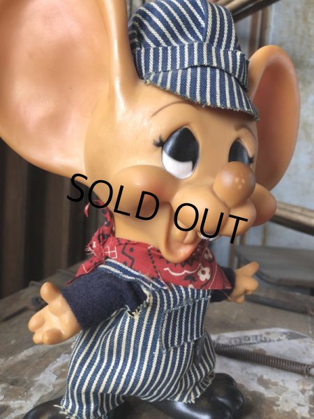 画像7: 70s Vintage Mouse Coin Bank Union Pacific Engineer (C307) (7)