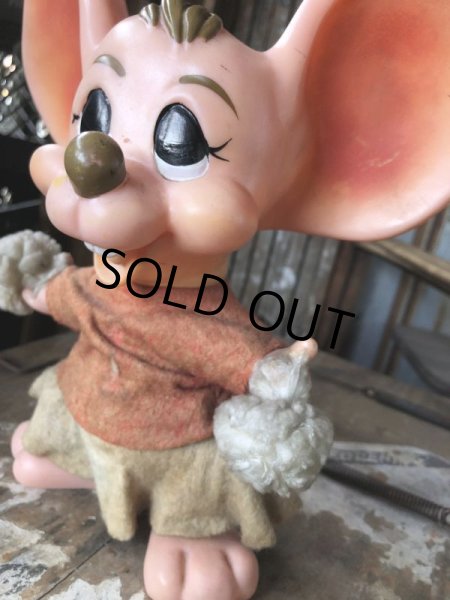 画像8: 70s Vintage Mouse Coin Bank Cheerleader D (C303) (8)