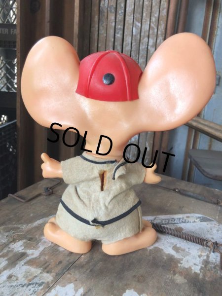 画像4: 70s Vintage Mouse Coin Bank Baseball Player (C312) (4)