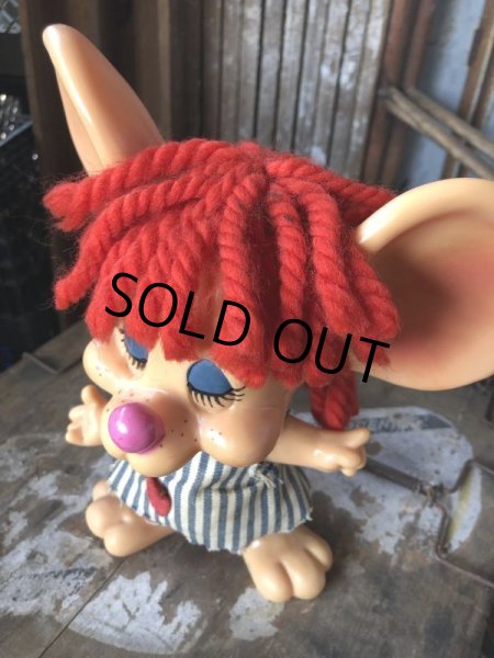 画像5: 70s Vintage Mouse Coin Bank Hillbilly Girl (C309) (5)