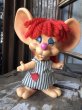 画像1: 70s Vintage Mouse Coin Bank Hillbilly Girl (C309) (1)