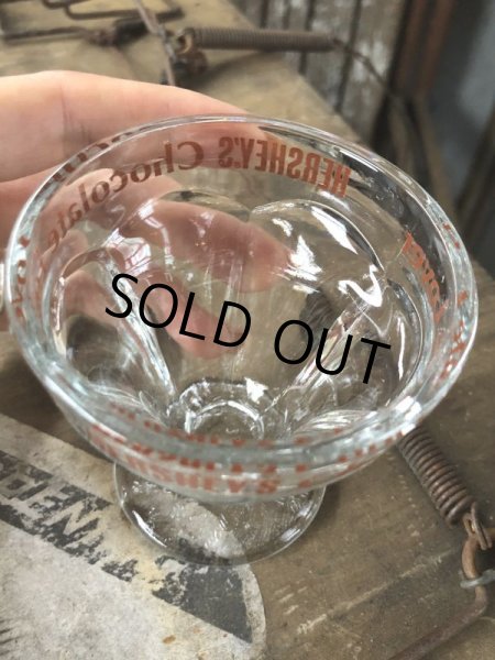 画像2: 70s Vintage Hershey's Chocolate Lover Sundae Glass D (C317) (2)