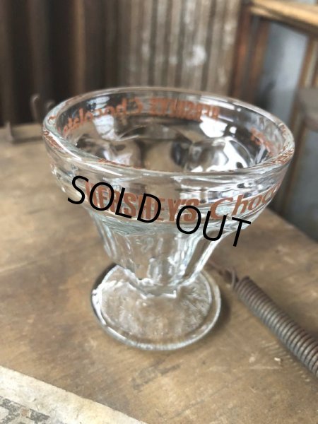 画像4: 70s Vintage Hershey's Chocolate Lover Sundae Glass C (C316) (4)