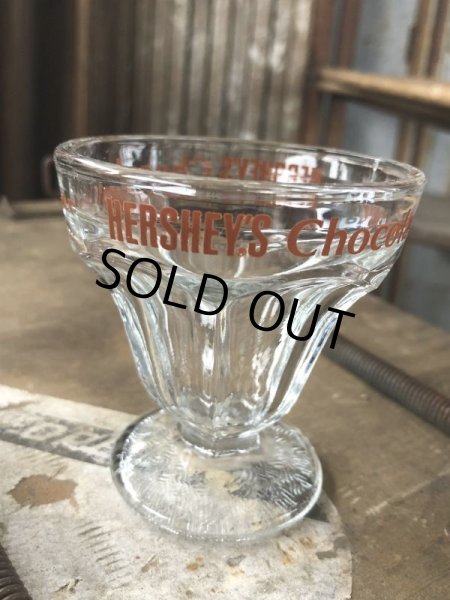 画像4: 70s Vintage Hershey's Chocolate Lover Sundae Glass D (C317) (4)