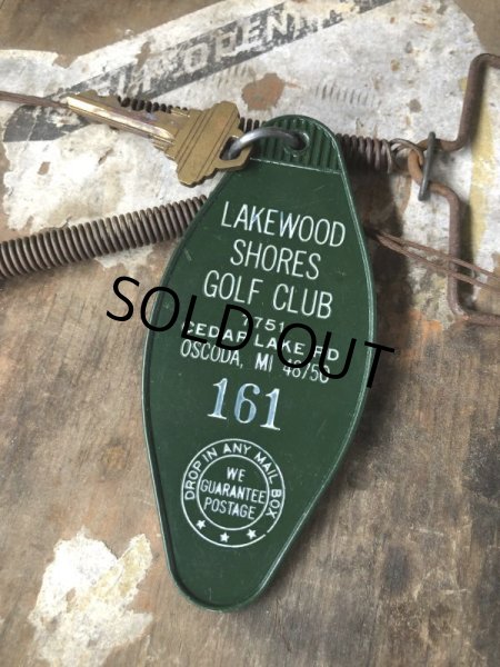 画像1: Vintage Motel Key LAKEWOOD SHORES GOLF CLUB #161 (C325) (1)