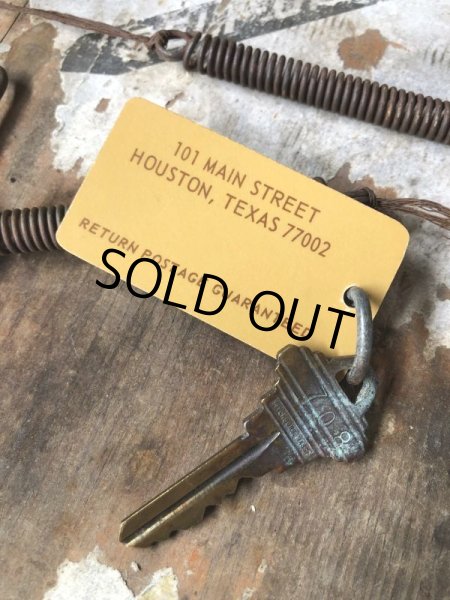 画像2: Vintage Motel Key THE BEST Western MOTELS #708 (C323) (2)