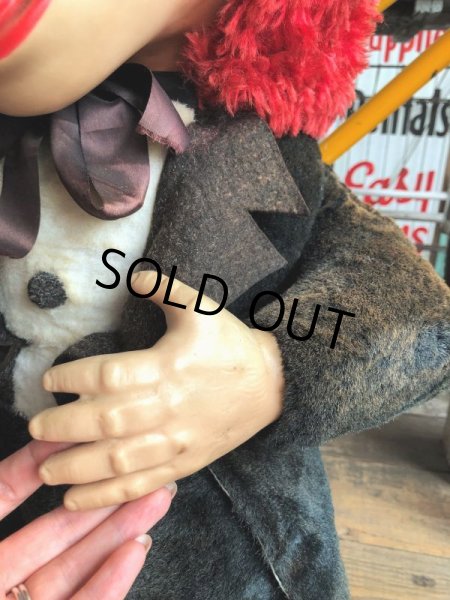 画像14: Vintage Store Display Rubber Face Monkey Plush Stuffed Animal Huge !!! (C342)  (14)