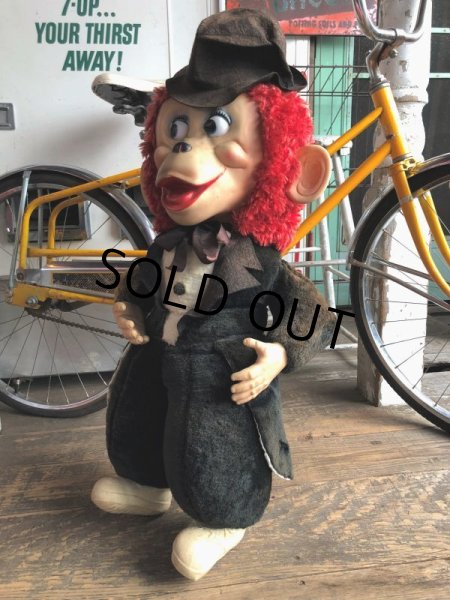 画像7: Vintage Store Display Rubber Face Monkey Plush Stuffed Animal Huge !!! (C342)  (7)