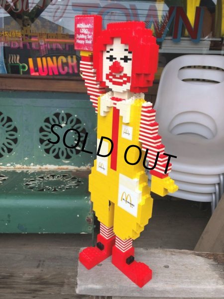 画像16: 1983 Vintage McDonald's LEGO Building Set Store Display Ronald Figure (C344)  (16)