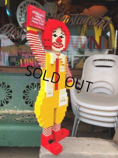画像18: 1983 Vintage McDonald's LEGO Building Set Store Display Ronald Figure (C344)  (18)