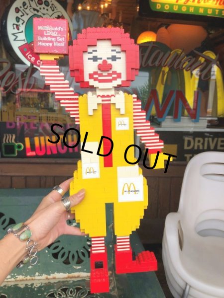 画像1: 1983 Vintage McDonald's LEGO Building Set Store Display Ronald Figure (C344)  (1)