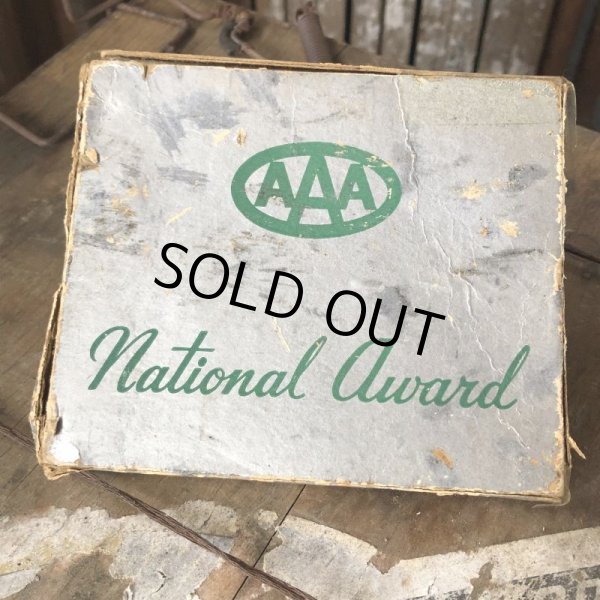 画像9: 50s Vintage  AAA National Auto Award License Plate Emblem Topper Original Box w/paper (C345)  (9)