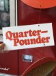 画像8:  70s Vintage McDonalds Quarter Pounder w/Cheese Hanging Store Display Sign (C350)  (8)
