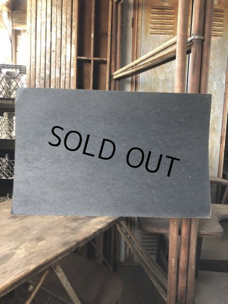 画像6: Vintage Hand Painted Retail Store Signs on Black Paper Board / Sorry No Cash REFUNDS (C352)  (6)