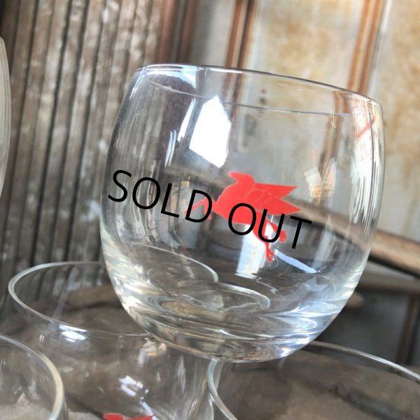 画像7: Vintage Mobilgas Mobil Pegasus Flying Horse Advertising Tumbler Glass Set (C357)  (7)