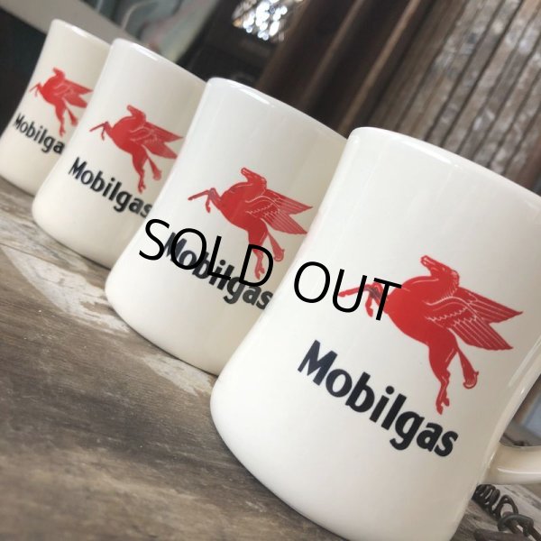 画像11: Vintage Mobilgas Mobil Pegasus Flying Horse Advertising Coffee Mug Set (C356)  (11)