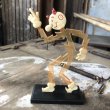 画像1: 40s Vintage REDDY KILOWATT Standing Business Card Holder Figure Red w/Black Stand (C360) (1)