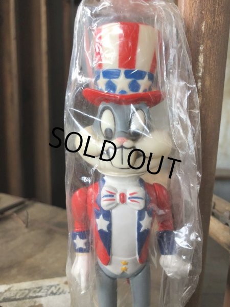 画像8: 70s Vintage WB Looney Tunes Patriotic Bugs Bunny Uncle Sam R.Dakin Figure MIP (C362) (8)