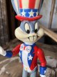 画像9: 70s Vintage WB Looney Tunes Patriotic Bugs Bunny Uncle Sam R.Dakin Figure (C361) (9)