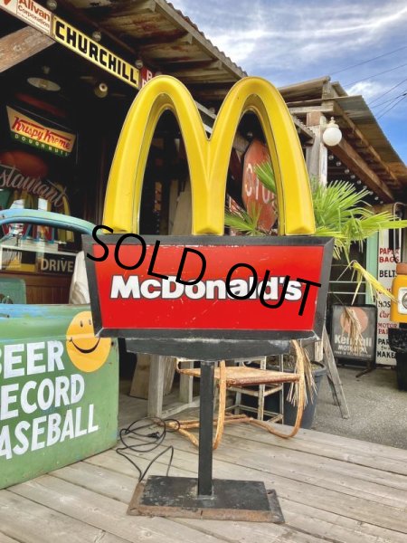 画像1: Vintage McDonalds Golden Arches Neon Light Sign (C363) (1)