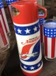 画像14: 70s Vintage Aladdin Drink Up America Greyhound Thermos (C376) (14)