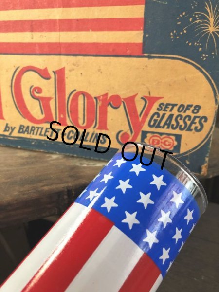 画像6: Vintage Old Glory Set of 8 Glasses (C373) (6)
