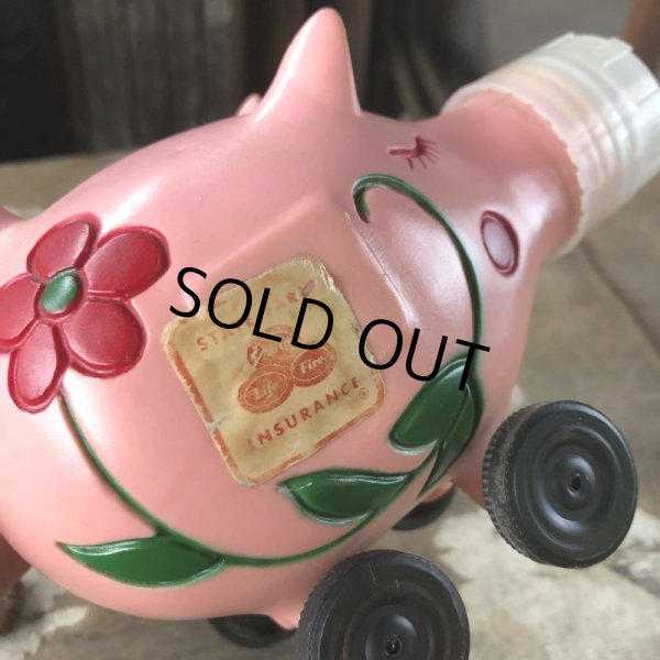画像5: 70s Vintage State Farm Auto Insurance  Advertising Piggy Coin Bank (C384) (5)