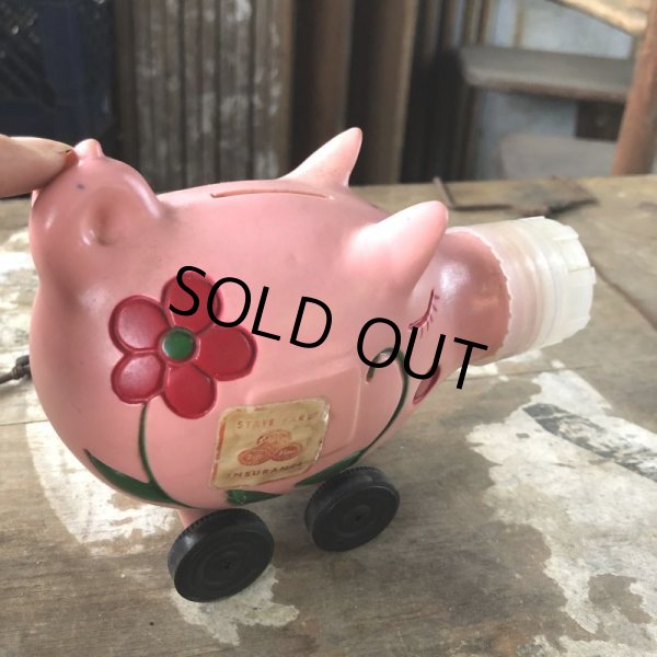 画像10: 70s Vintage State Farm Auto Insurance  Advertising Piggy Coin Bank (C384) (10)