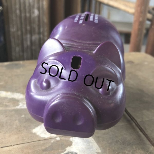 画像5: Vintage ELKS MAJOR PROJECT Advertising Piggy Coin Bank (C381) (5)