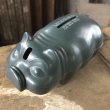 画像1: Vintage ELKS MAJOR PROJECT Advertising Piggy Coin Bank (C380) (1)