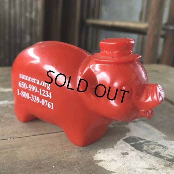 画像4: Vintage San CERA  Advertising Piggy Coin Bank (C377) (4)