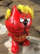 画像5: 70s Vintage Red Devil Cat Message Doll『I'm A Horny Little Devil』(C384) (5)