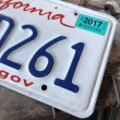 画像2: American License Number Plate / California 7LHD261 (B397) (2)