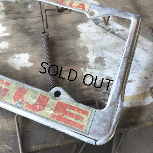 画像2: Vintage Automotive License Plate Frame / WALLA WALLA TEAGUE (B406) (2)