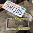 画像5: Vintage Automotive License Plate Frame / SEATTLE TENNEYS TOYOTA MOTORS (B404) (5)