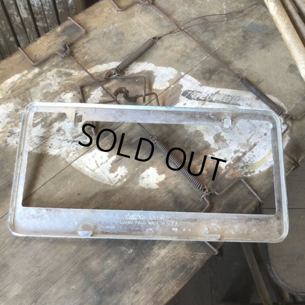 画像4: Vintage Automotive License Plate Frame / SEATTLE ROWLAND (B402) (4)