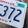 画像2: American License Number Plate / California 7TRE372 (B393) (2)