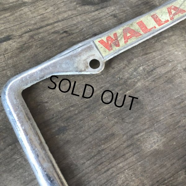 画像3: Vintage Automotive License Plate Frame / WALLA WALLA TEAGUE (B406) (3)