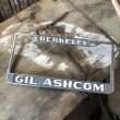 画像1: Vintage Automotive License Plate Frame / BERKELEY GIL. ASHCOM (B401) (1)