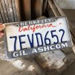 画像6: Vintage Automotive License Plate Frame / BERKELEY GIL. ASHCOM (B401) (6)