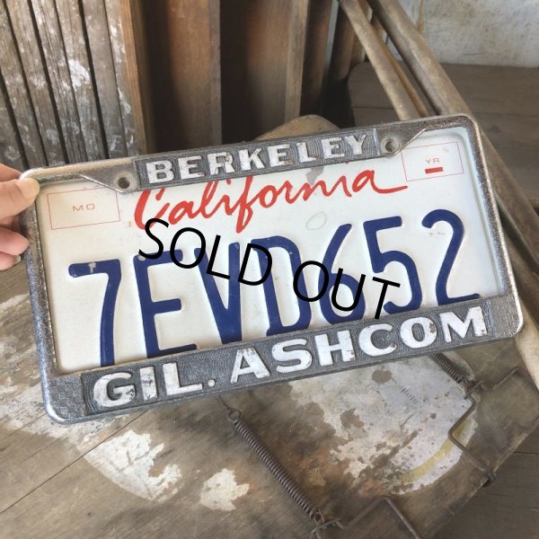 画像6: Vintage Automotive License Plate Frame / BERKELEY GIL. ASHCOM (B401) (6)