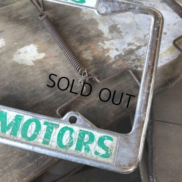 画像2: Vintage Automotive License Plate Frame / CHEHALIS UHLMANN MOTORS (B403) (2)