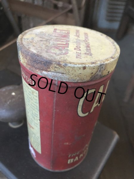 画像4: Vintage Calumet Baking Powder Tin Can 1 Pound (B416) (4)