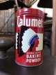 画像1: Vintage Calumet Baking Powder Tin Can 1/2lb (B409) (1)
