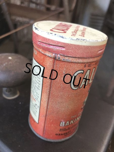 画像4: Vintage Calumet Baking Powder Tin Can 6oz (B413) (4)