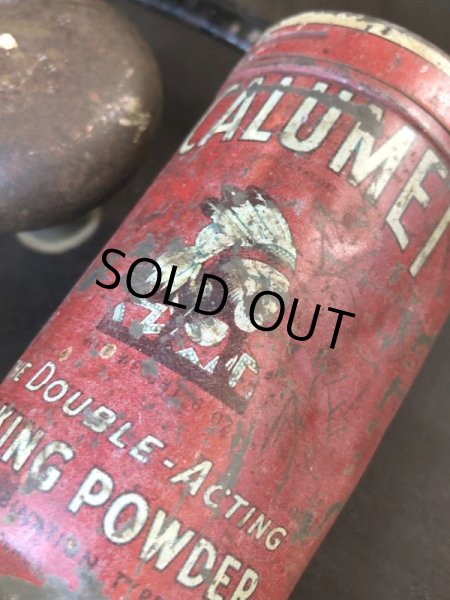 画像7: Vintage Calumet Baking Powder Tin Can 6oz (B414) (7)